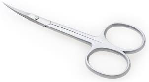Nożyczki operacyjne typ Cuticle 11 cm zagięte
