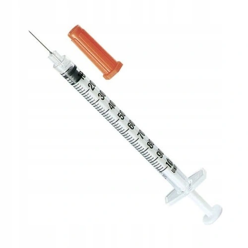 Strzykawka insulinowa U40 1ml z igłą zdejmowaną